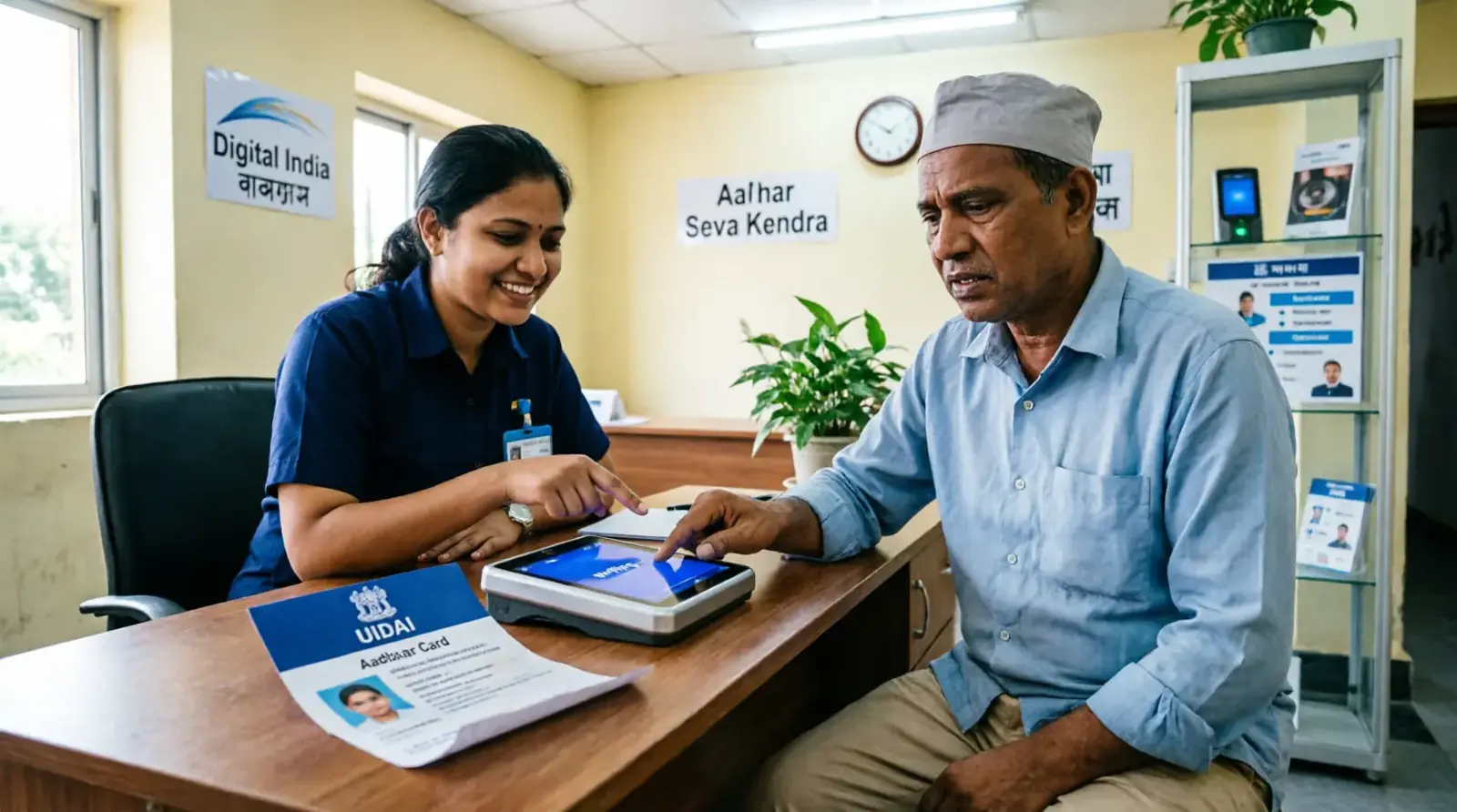 PM Kisan eKYC process — OTP and biometric verification methods