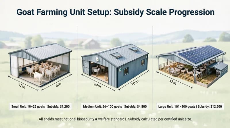 NLM bakri palan subsidy calculation - 50% subsidy on project cost, ROI and profit estimation breakdown
