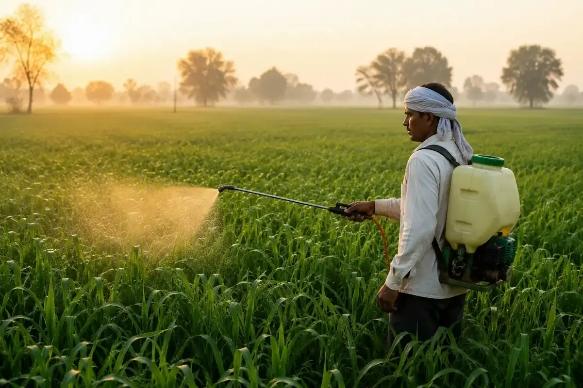 Nano DAP benefits for Indian kisans — foliar spray advantages comparison