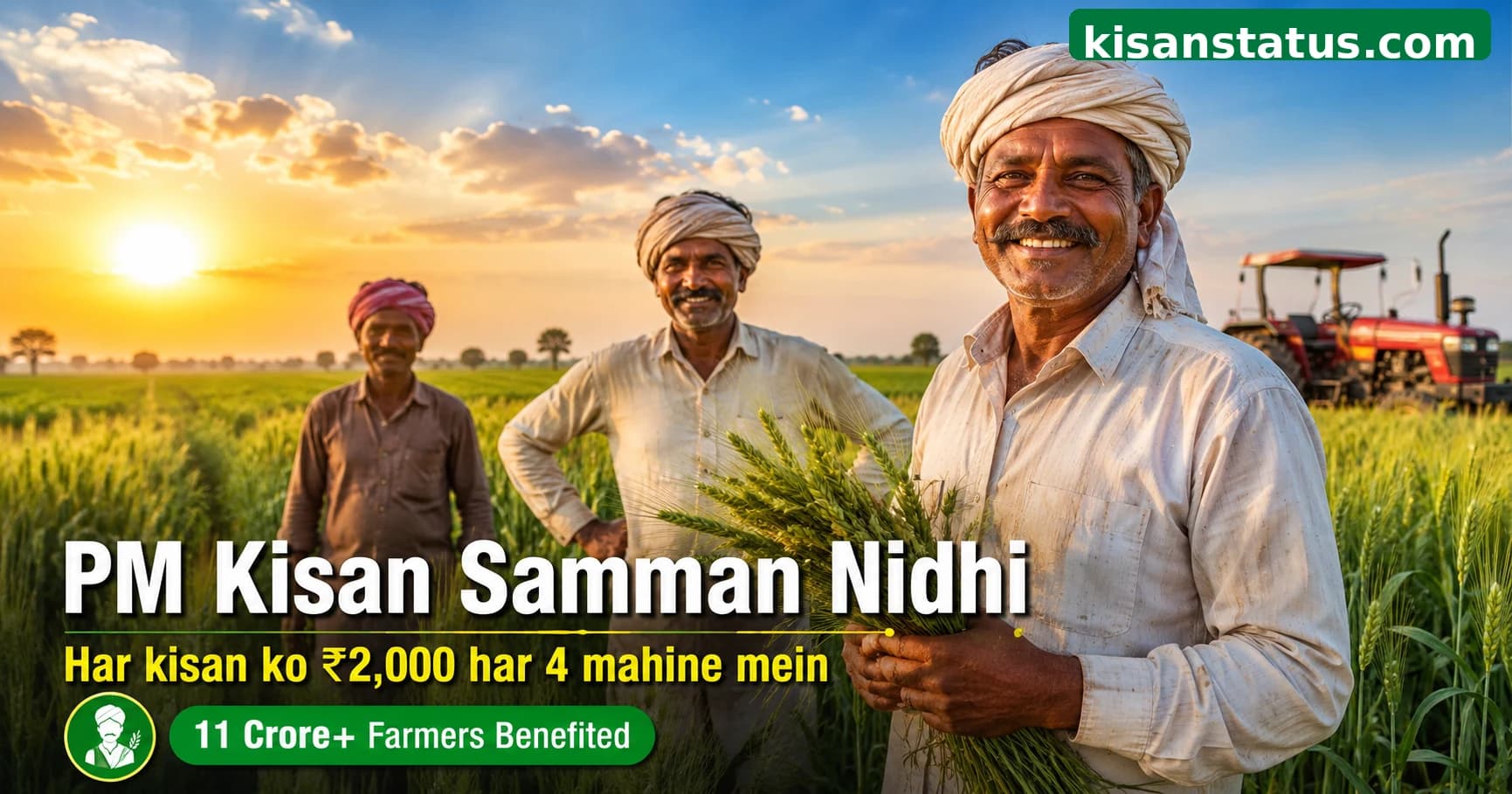 Modern Farming Technology in India - Tractor, Mobile App, Digital Agriculture for PM Kisan Farmers