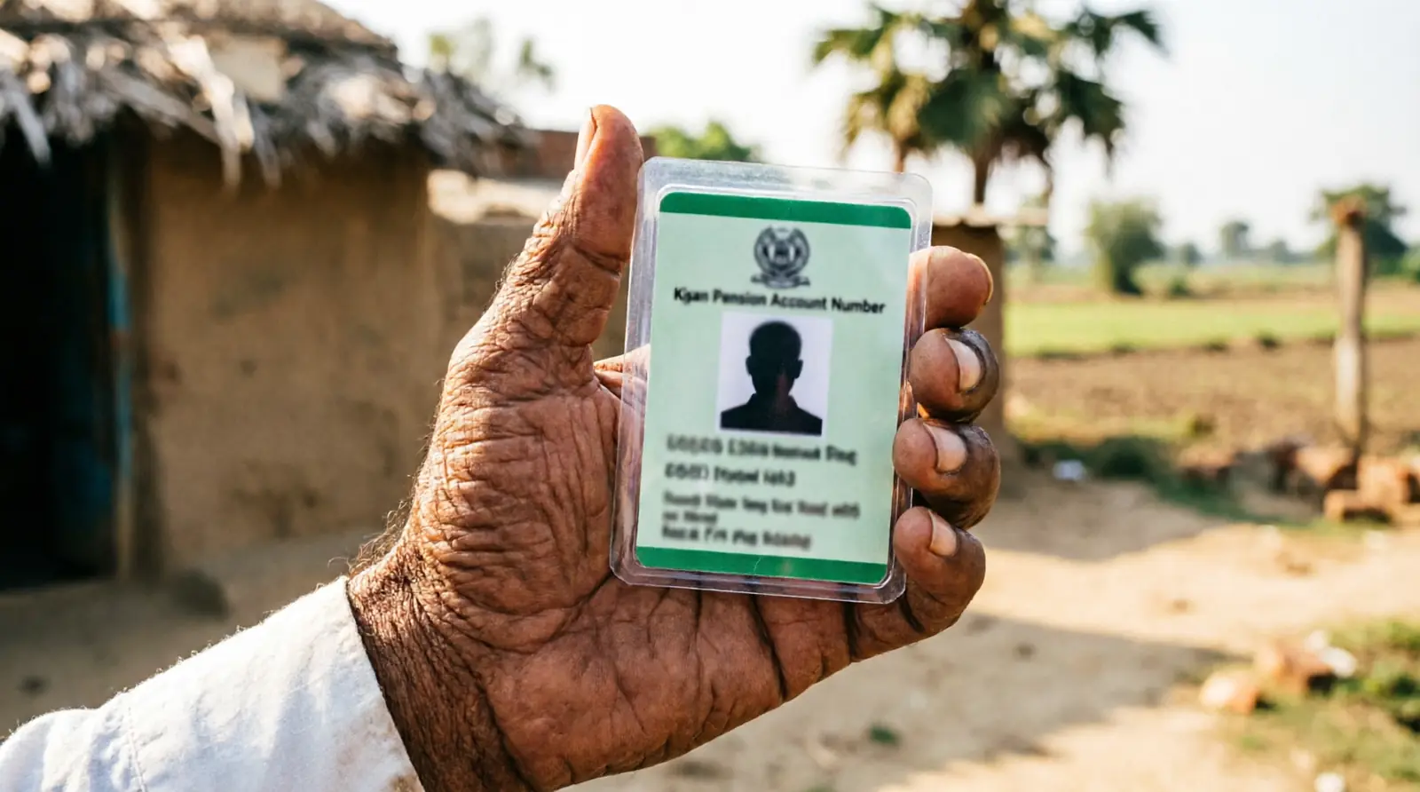 Kisan Pension Account Number KPAN card sample