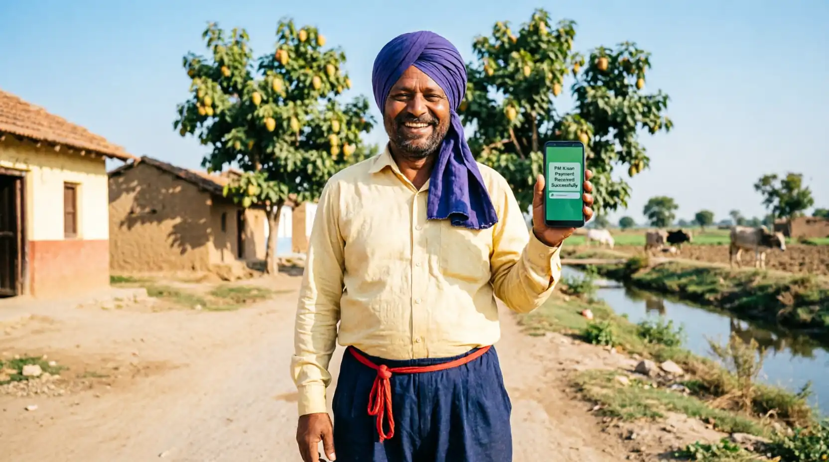 PM Kisan payment success after bank fix — credited amount in bank account