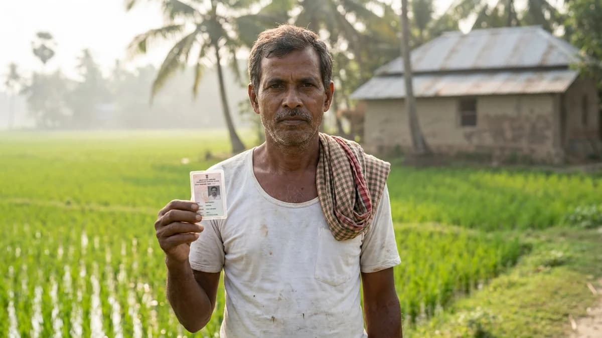 कृषक बंधु स्थिति — वोटर कार्ड से किस्त और ₹2 लाख का हिसाब